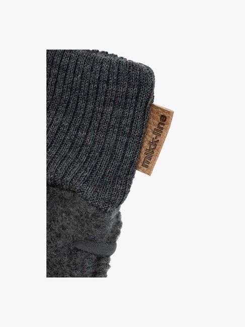 Mikk-Line Votter Merinoull, Anthracite Melange