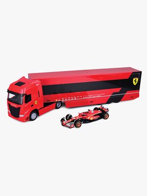 F1 Ferrari Racing Iveco S-Way 570 Transportsett med SFR SF-24 Lecleec #16 1:43