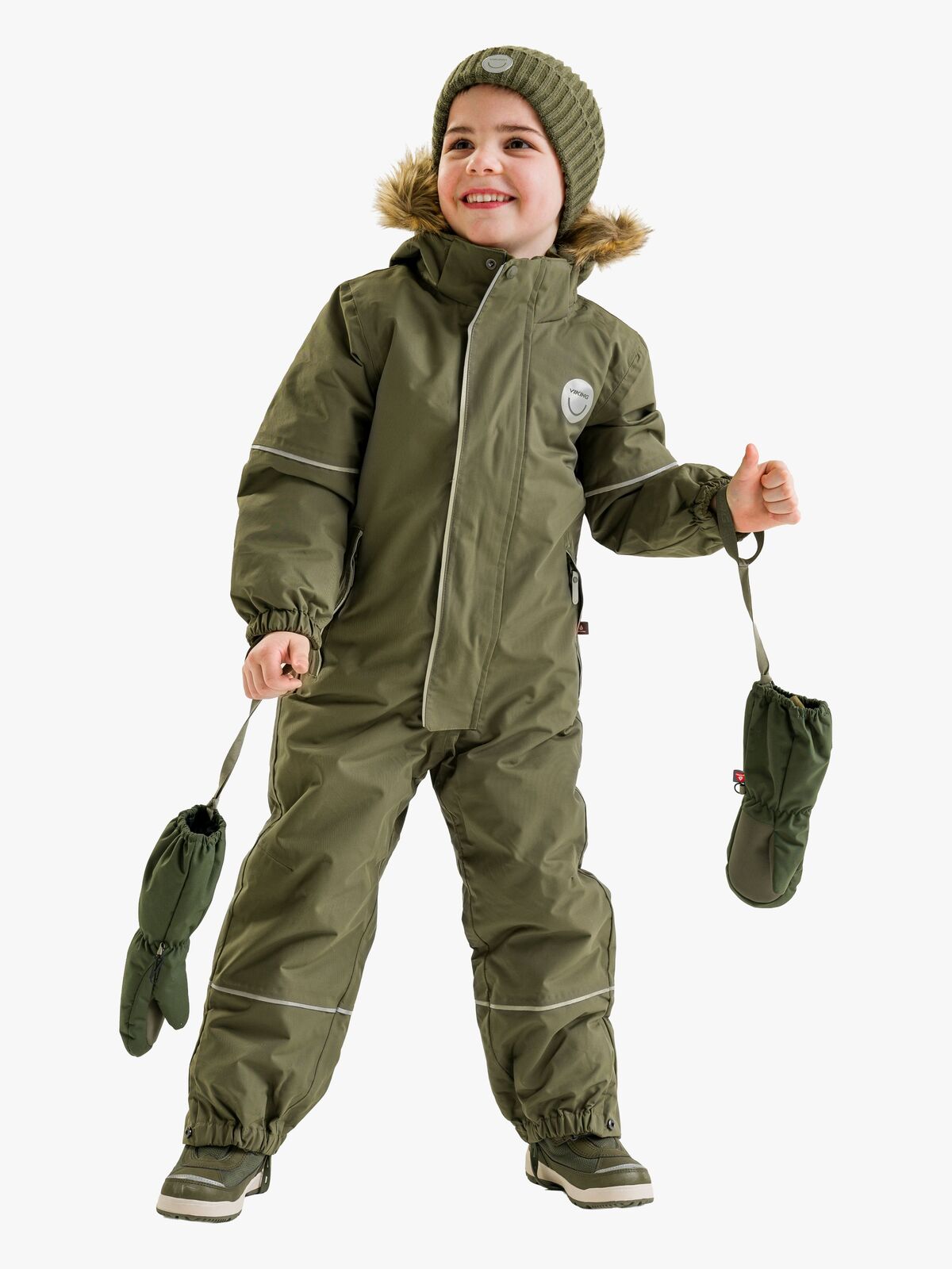 Viking Play Vinterdress, Olive