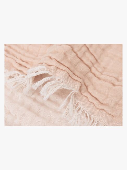 Jollein Musselinteppe Fringe, Moonstone/Ivory