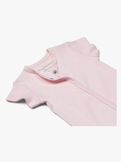 Tiny Treasure Summer Jumpsuit 2-Pack, White/Flamingo