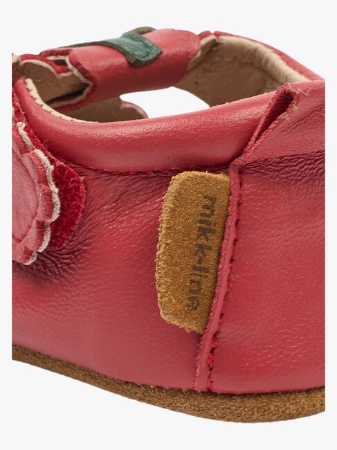 Mikk-Line Leather Tøfler, Canyon Rose