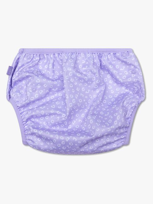 Swim Essentials Badebleie 0-3 År, Lilla Leopard