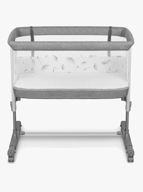 Lionelo Aurora Bedside Crib 3-in-1, Grey Concrete