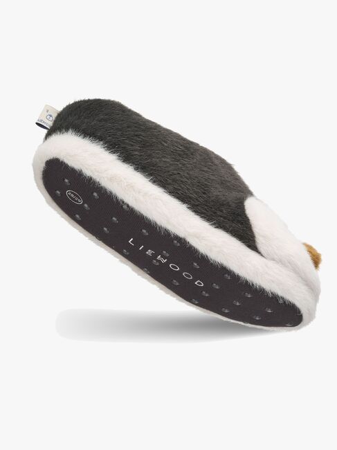 LIEWOOD Aviaja Penguin Tøfler, Sandy / Dark grey