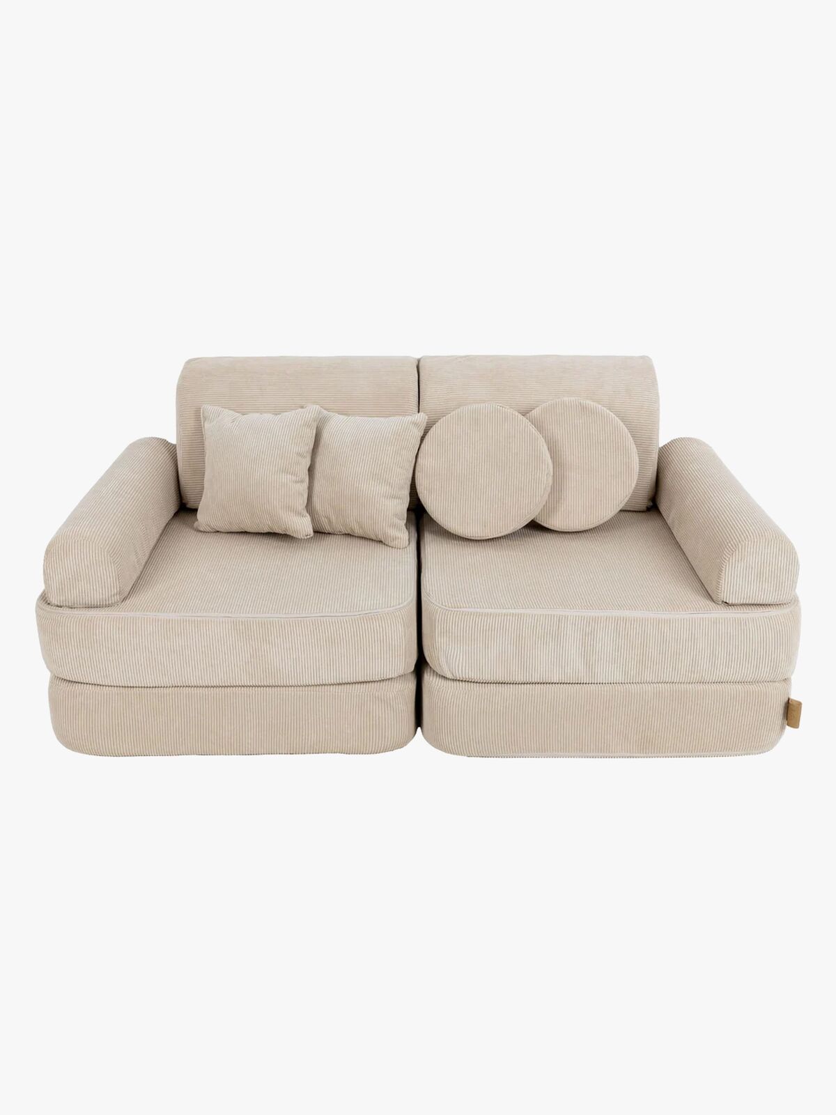 Meowbaby Play Pocket  Byggbar Sofa, Ecru