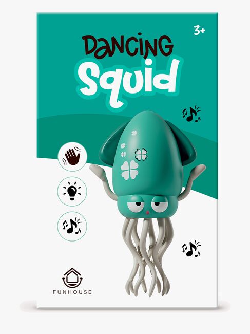 Trend Toys Dansende Blekksprut, Grønn