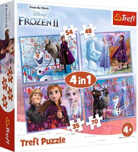 Trefl Disney Puslespill Frozen 2 4-in-1