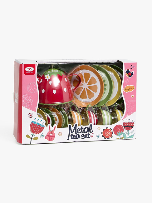 Cloudberry Castle Fruity Teservise Laget Av Metall