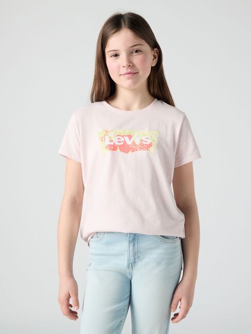 Levi's LVG Strawberry SS Batwing T-skjorte, Crystal Pink