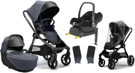 Baby Jogger City Sights Duovogn inkl. Maxi-Cosi CabrioFix i-Size Babybilstol & Base, Commuter