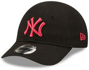 NewEra League Essential 9Forty Baseballcaps, Black/Bright Rose