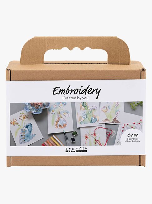 Creativ Company Hobbysett Broderi & Akvarell