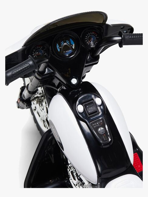 Alex's Garage Elmotorsykkel Liten, Hvit/Svart