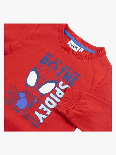 Spidey og hans fantastiske venner, genser- og buksesett, rød/blå