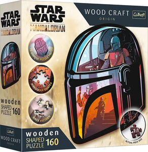 Trefl Wood Craft Origin Star Wars Puslespill The Mandalorian 160 Brikker