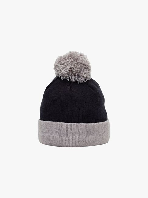 New Era Sm Cuff Pom Knit Newera, Navy Gray