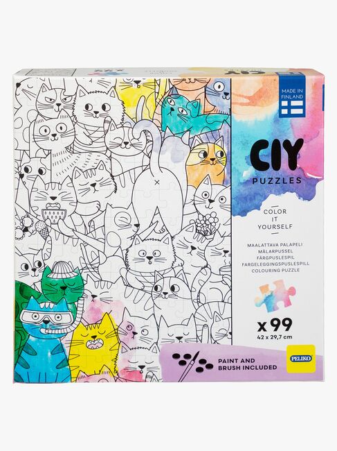 Peliko CIY Puslespill med Vannfarger 99 Brikker Blandet