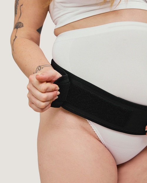 Carriwell Justerbar Over-Magen-Støttebelte S/M, Svart