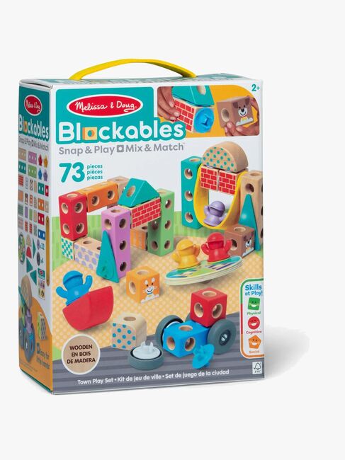Melissa & Doug Blockables Byggesett By 73 Deler