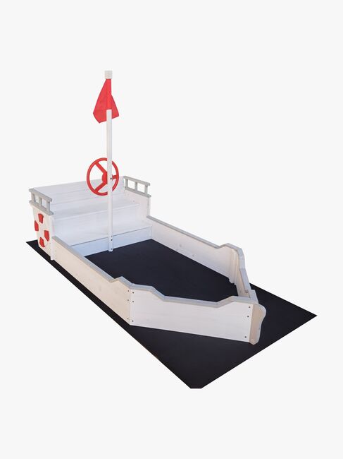 Woodlii Sandkasse i Tre Båt, Hvit