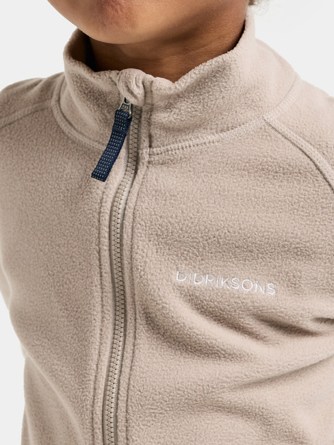 Didriksons Monte Fleecejakke, Beach Beige