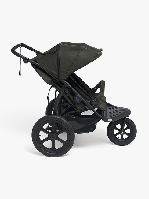 Beemoo Activity tvillingvogn for søsken, grønn