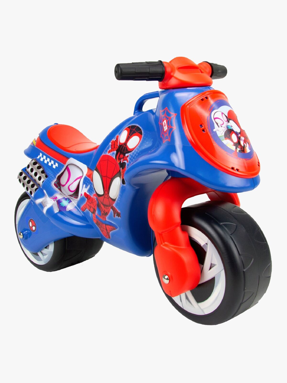 Spiderman Gåmotorsykkel, Blå/Rød