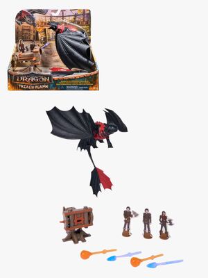 Dragetreneren Battle Cannon Med Toothless Lekesett