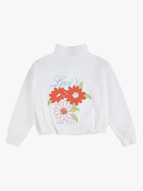 Levi's LVG Bubble Hem LS Knit T-skjorte, Bright White
