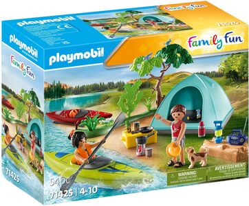 Playmobil 71425 Family Fun Campingplass med Bål