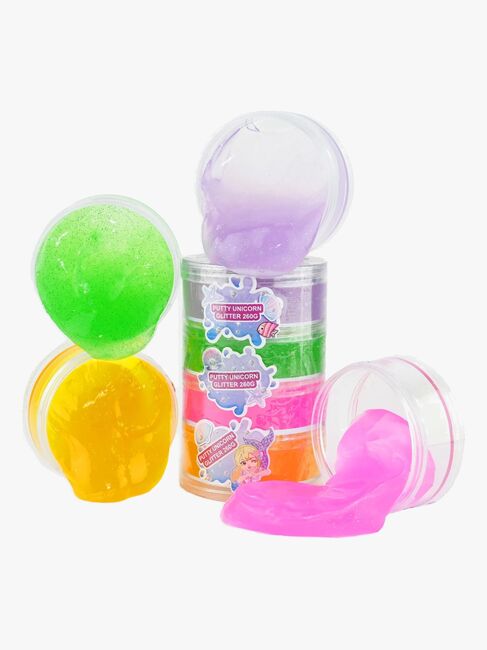 Robetoy Putty Unicorn Glitter Slim 4-in-1