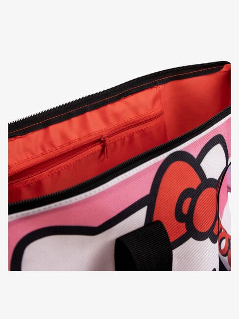 Hello Kitty Strandveske, Rosa/Hvit