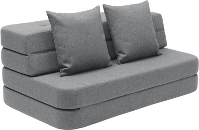 by KlipKlap 3 Fold Sofa, Mørkegrå