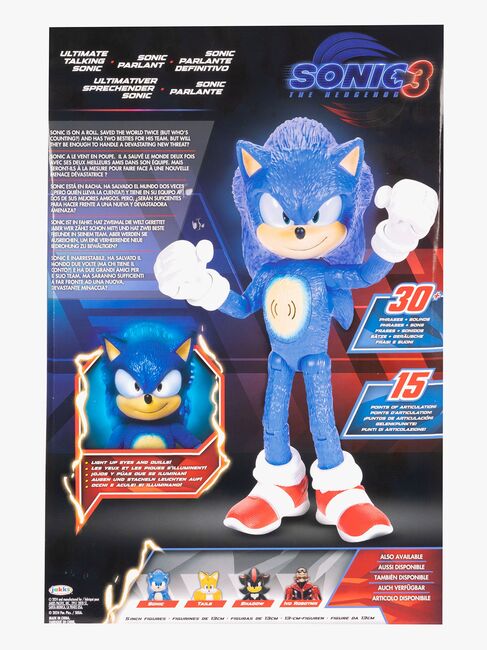 Sonic 3 Snakkende Figur Sonic 30 cm