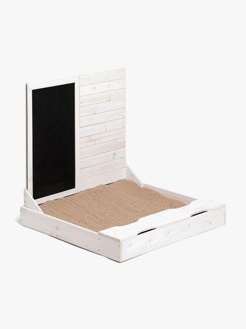 Woodlii Sandkasse Med Krittavle, Hvit