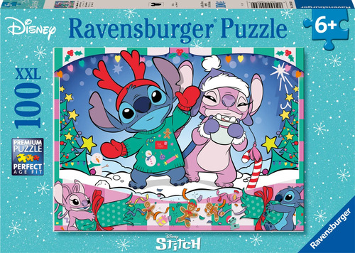 Ravensburger Disney Stitch Christmas Puslespill 100 Brikker