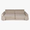 Meowbaby Play Slimcord  Byggbar Sofa, Ecru