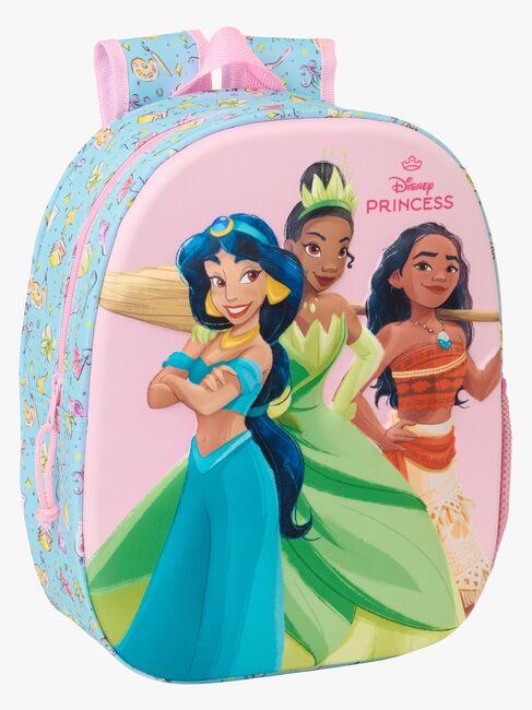 Disney Princess 3D Ryggsekk 8.5L, Rosa/blå