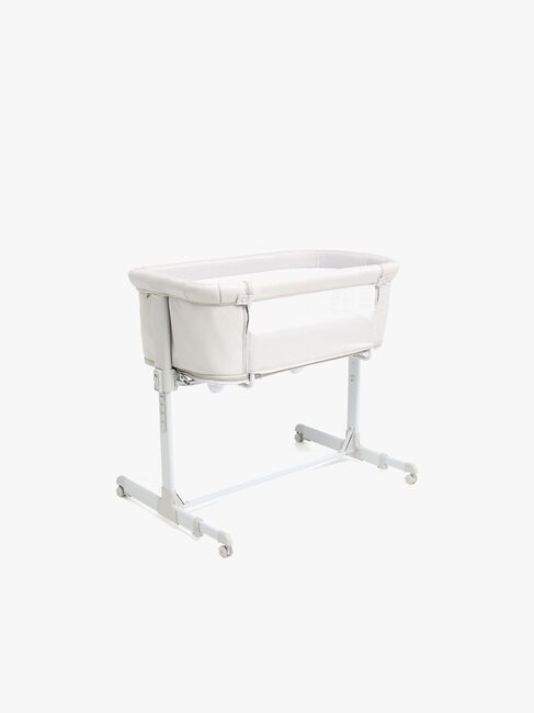 Beemoo CARE 2-i-1 Bedside Crib & Lekegrind, Light Grey