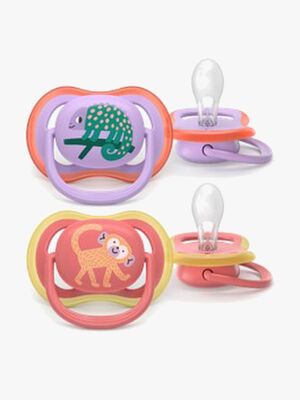 Philips Avent Ultra Air-smokk 18m+ 2-pakning, rød/lilla
