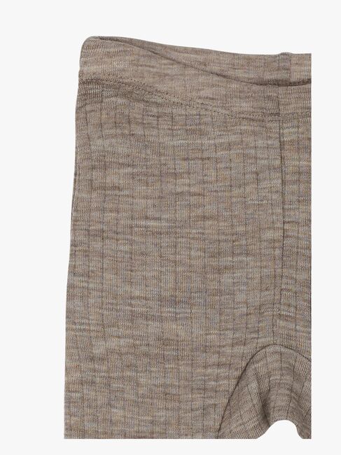 Mikk-Line Leggings Barn Merinoull, Melange Denver