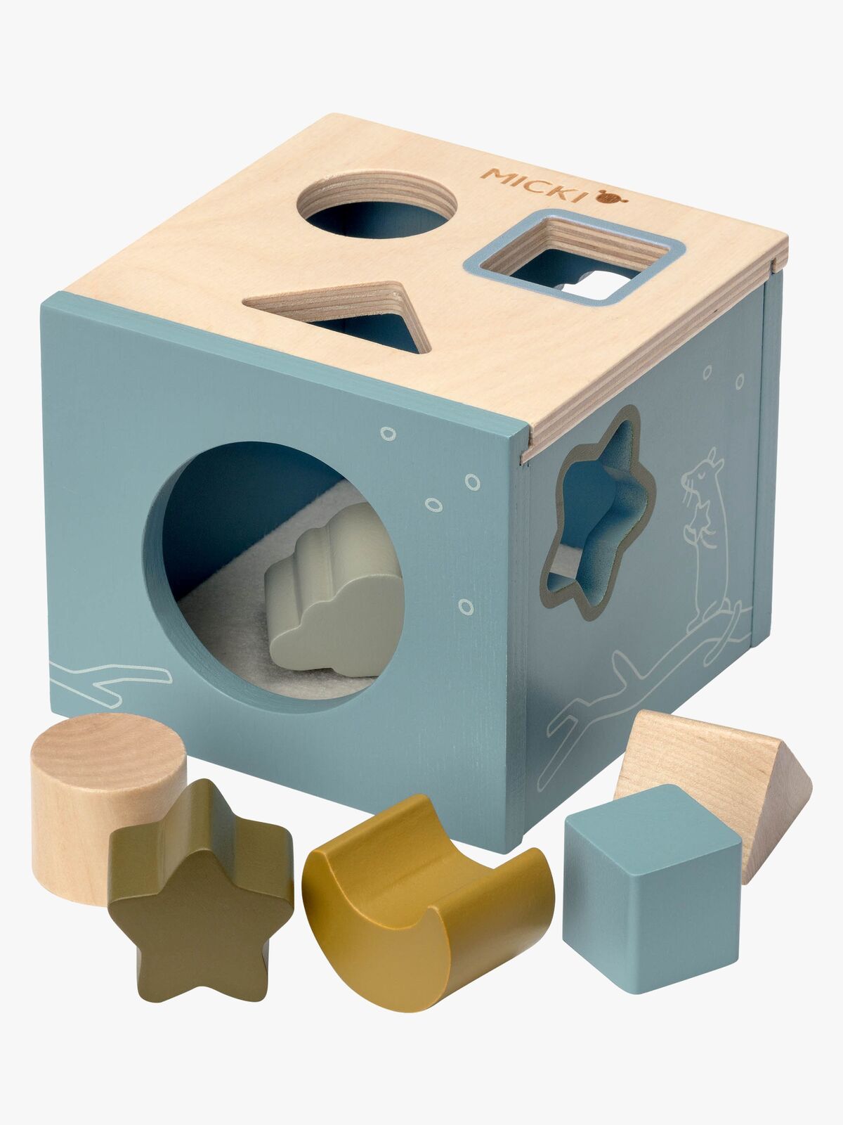 Micki Puttekasse, Blå