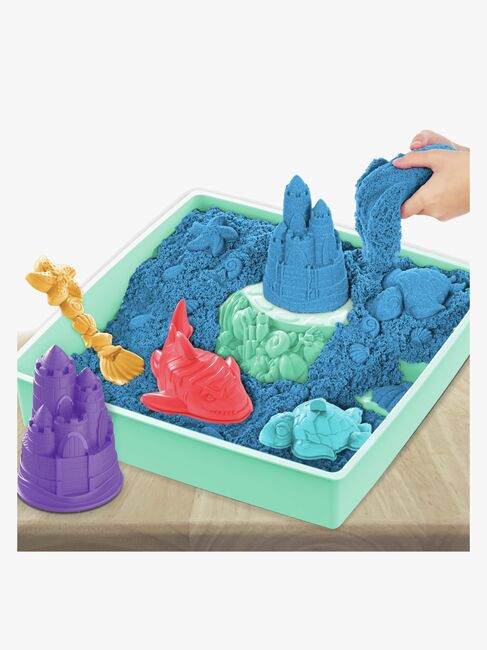 Kinetic Sand Lekesett Sandkasse Blå