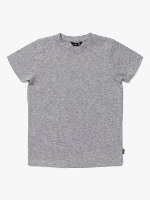 Luca & Lola Riccione T-Shirt 2-pack, Red/Grey Melange