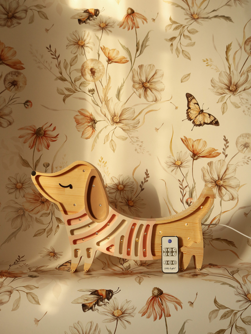 Little Lights Lampe Hundevalp, Strawberry Cream