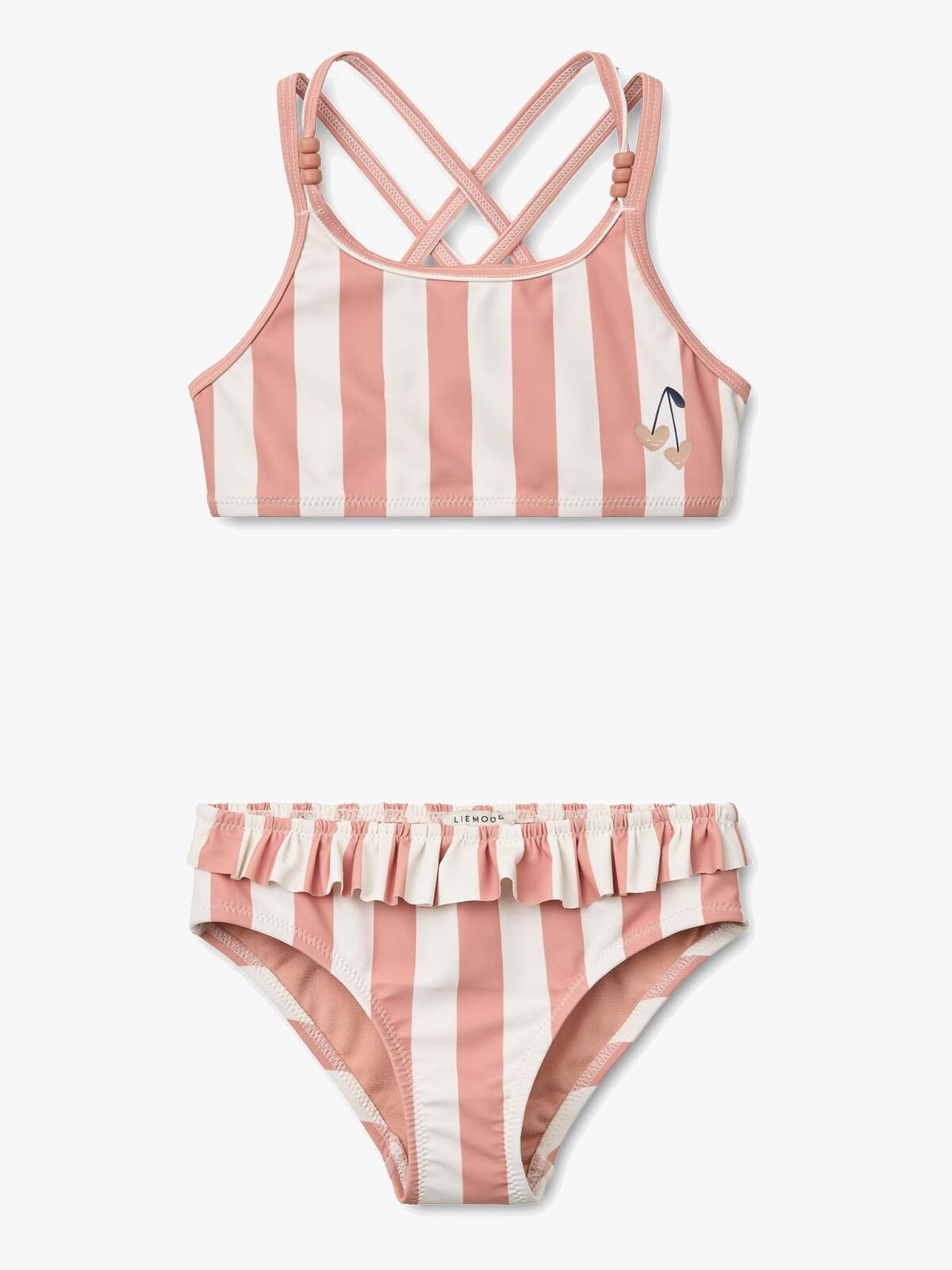 LIEWOOD Belle Bikini, Coral blush/creme de la creme stripe