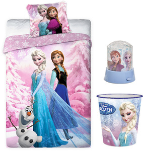 Disney Frozen 2 Papirkurv, Sengesett & Projektor