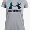 Under Armour Big Logo Tee Solid SS Treningsgenser, Steel