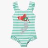 Tom Joule Splash Badedrakt, Greenstripe